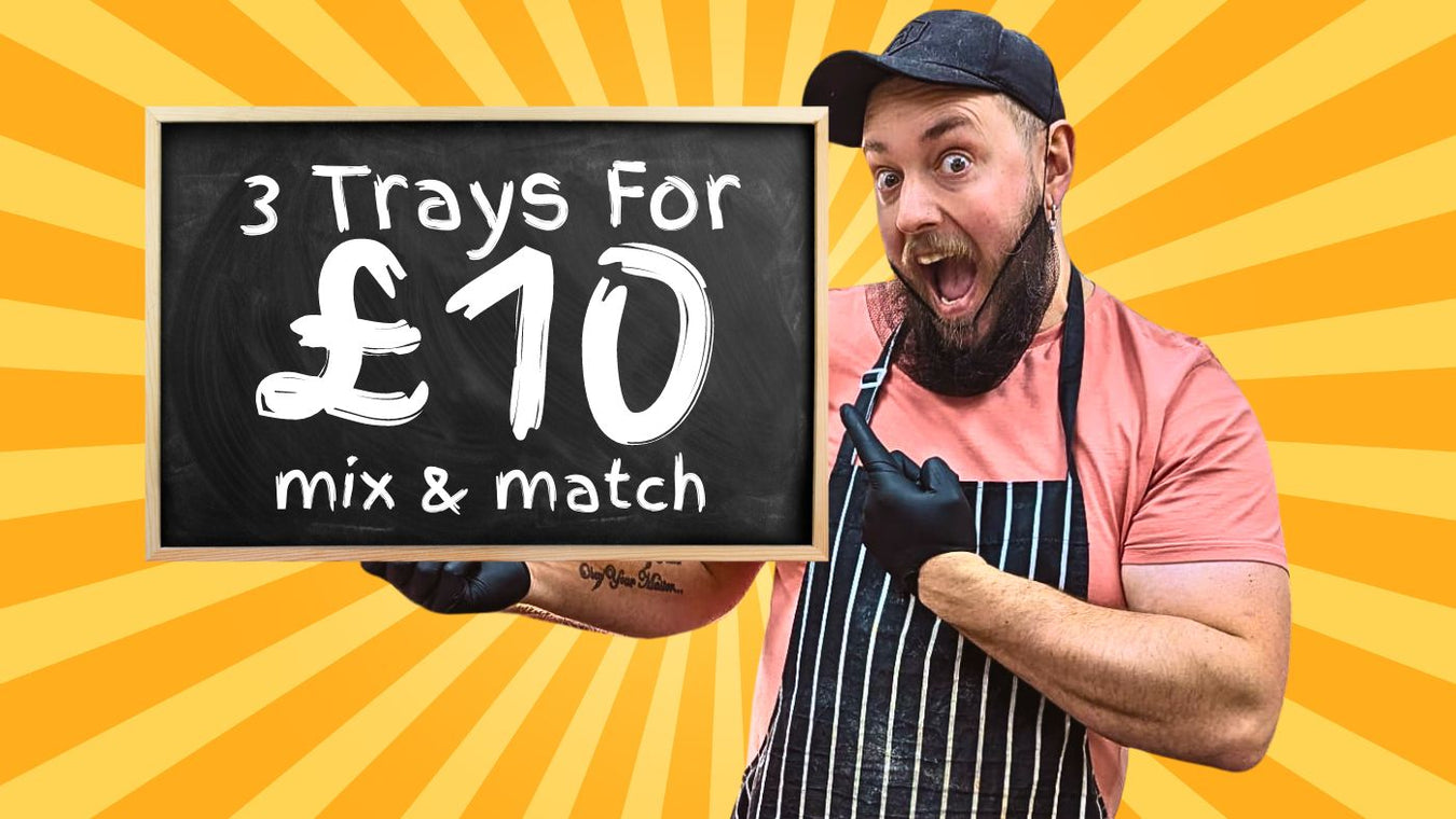3 Trays For £10 - Mix And Match - Start Saving Today!