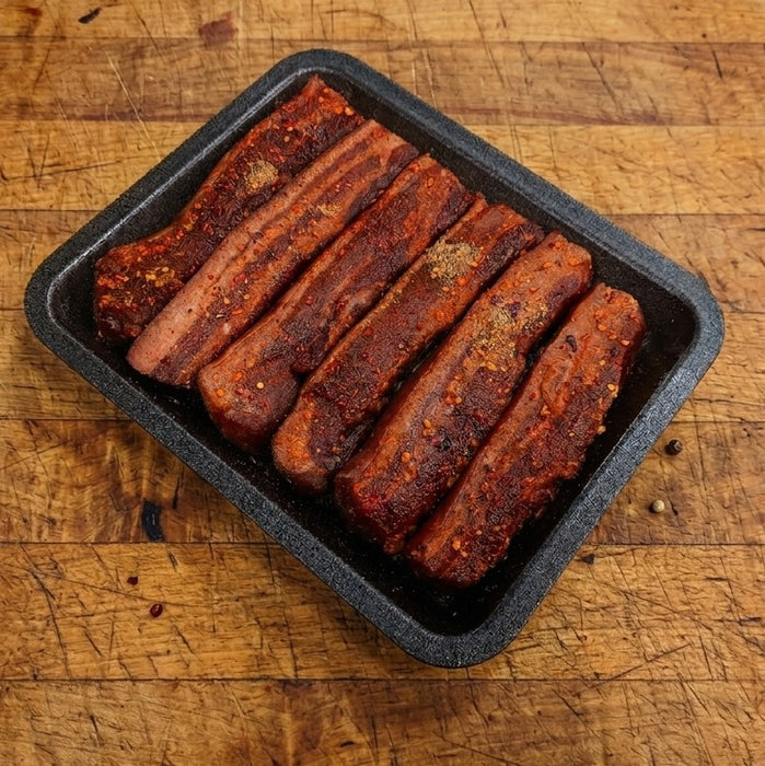 6 x Double Smoke BBQ Belly Pork Slices (500g)