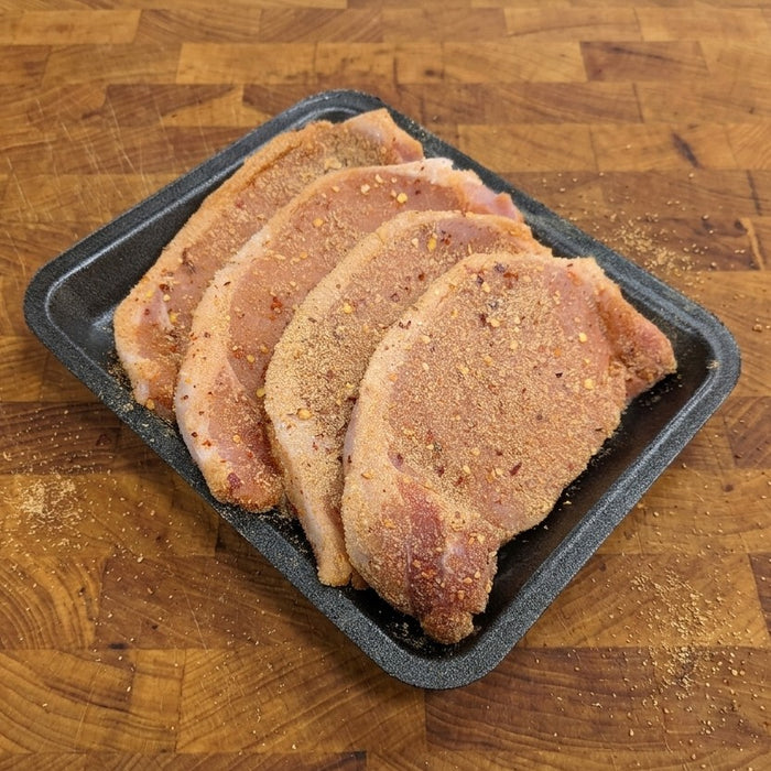 4 x Salt & Pepper Pork Loin Steaks (500g)