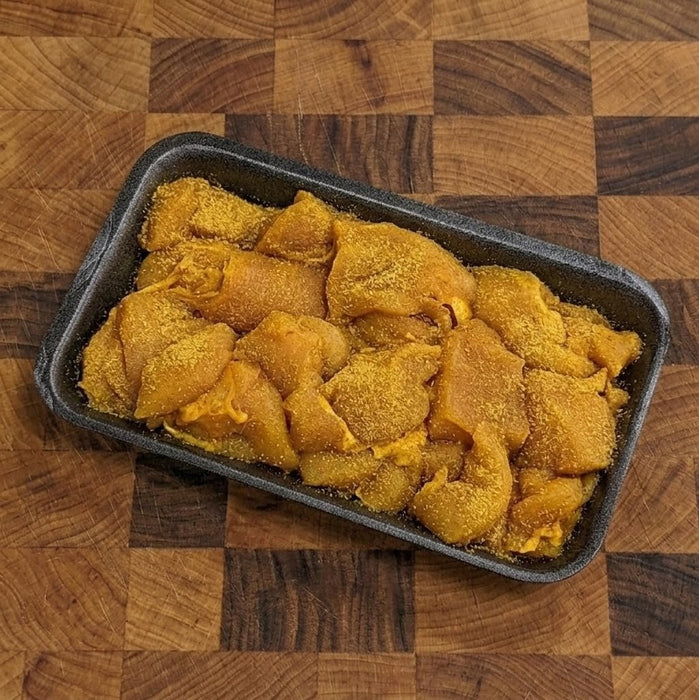Diced Garlic Butter Chicken Fillets (400g)