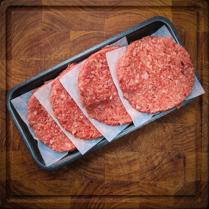 4 x Steak Burgers (400g)