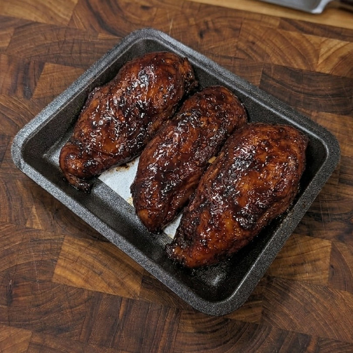 3 x Double Smoke BBQ Chicken Fillets (400g)