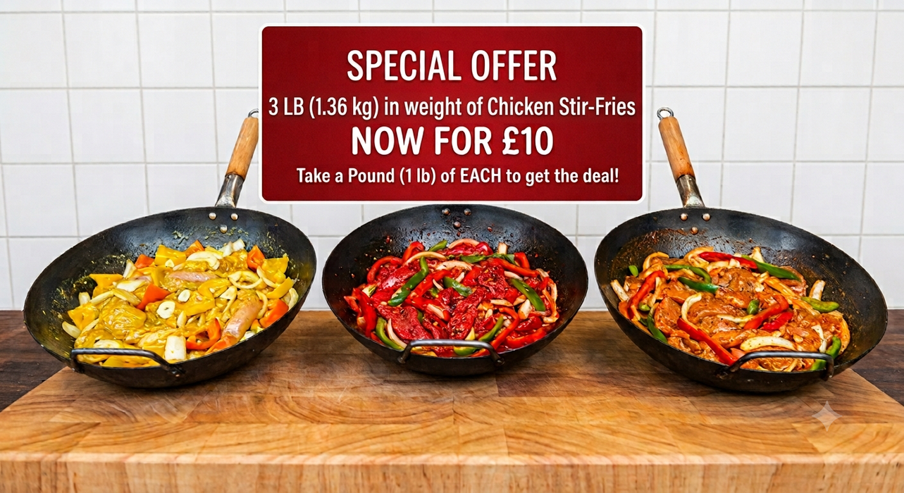 3lb Stir-fry £10