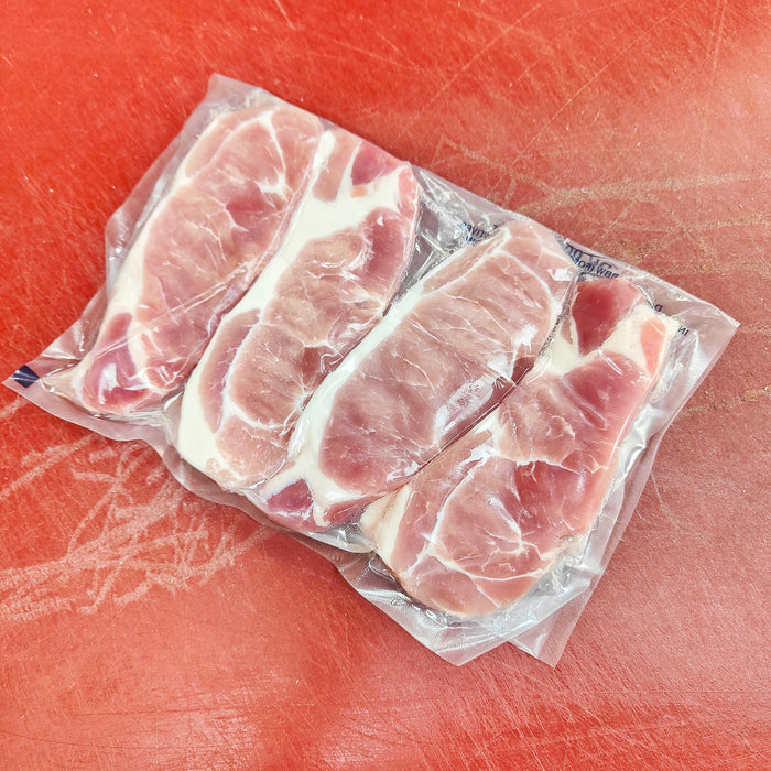 4 x Unsmoked Bacon Chops